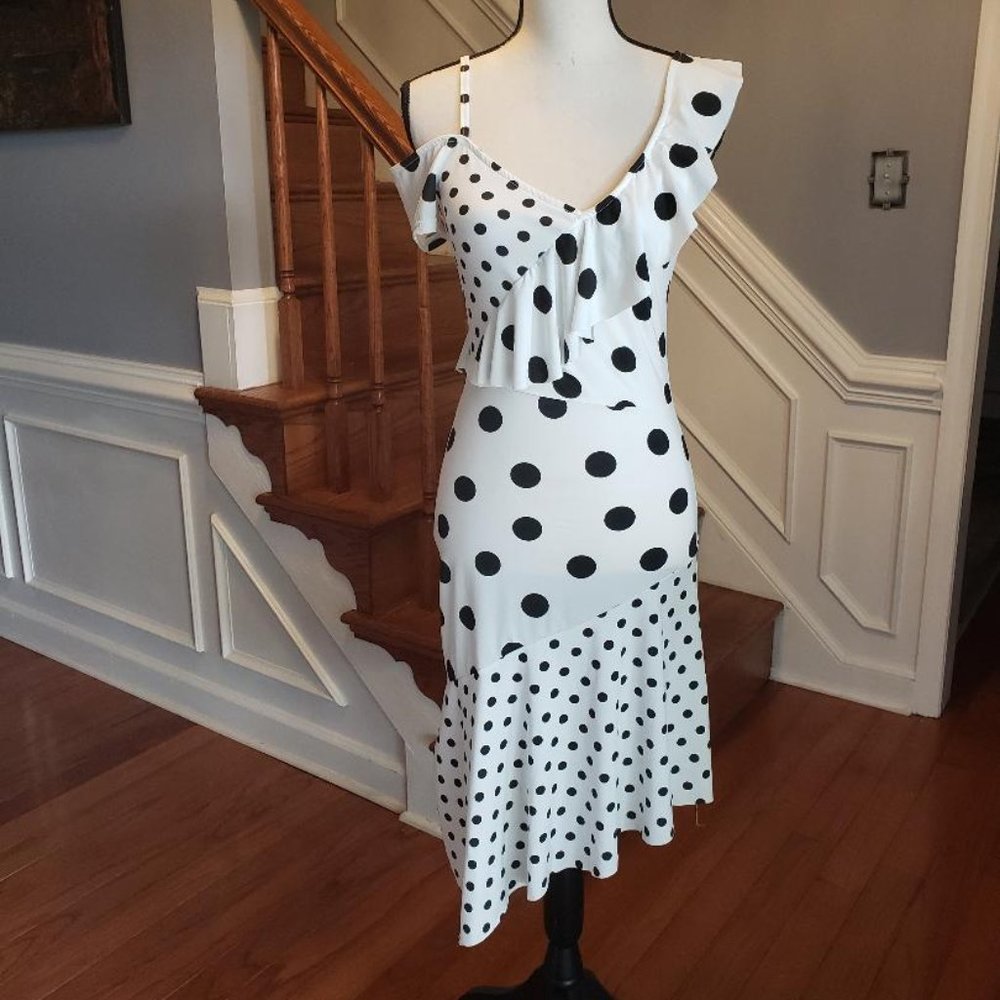 Sexy Boohoo Polka Dot Dress